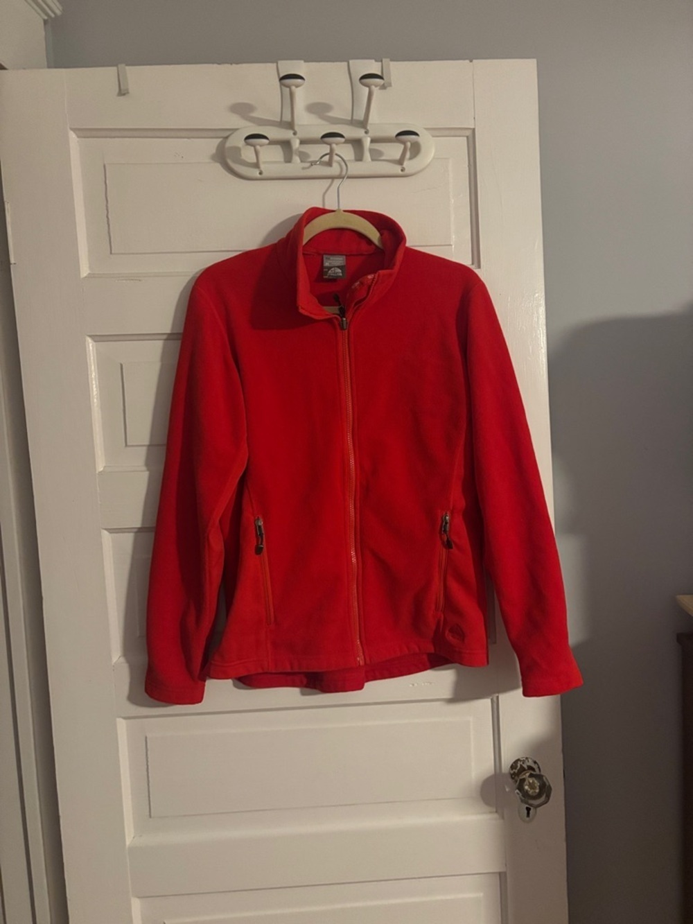 Nike ACG Bright Red Full-Zip Fleece Jacket